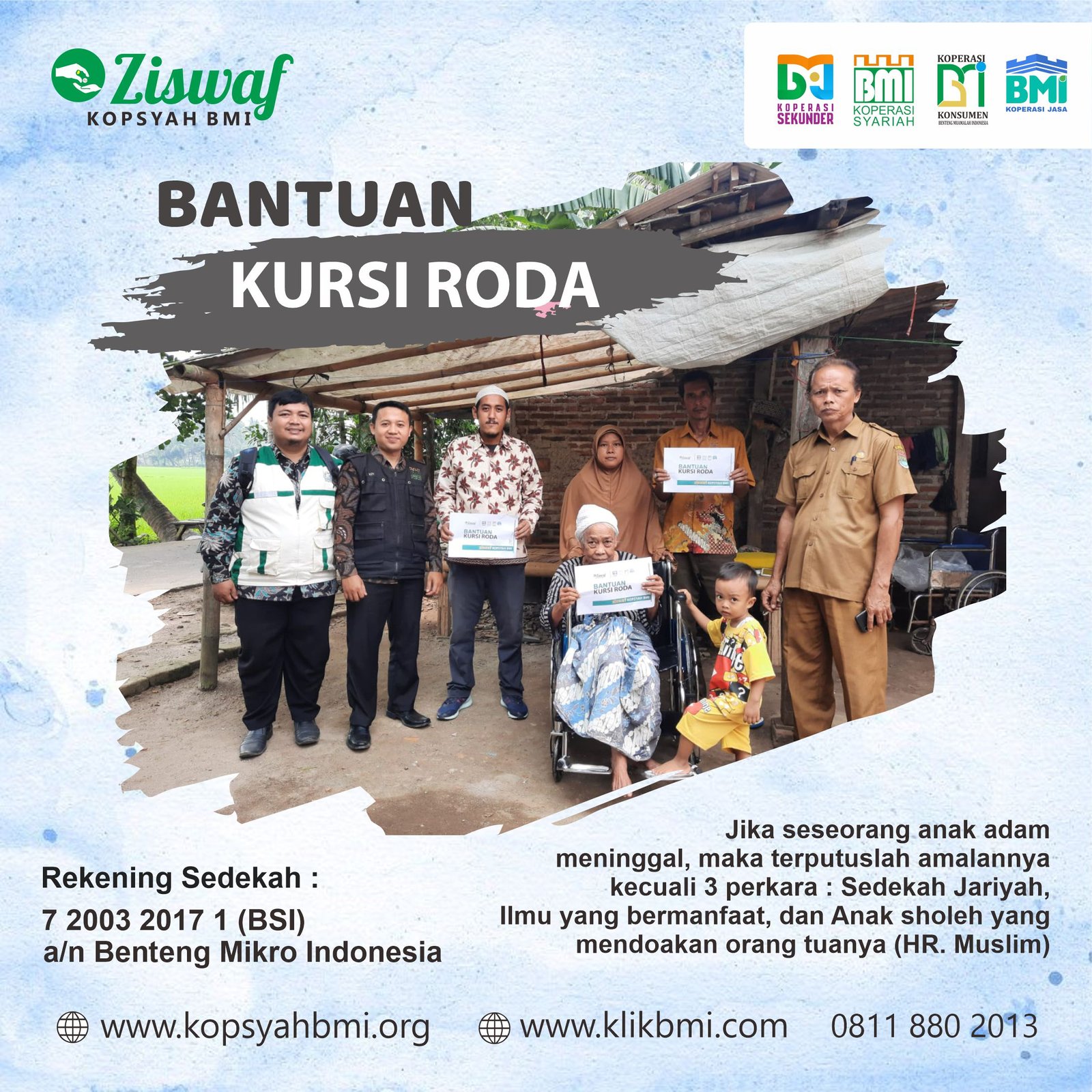 Kursi Roda – Persembahan dari Mahasiswa ES Ummul Quro'