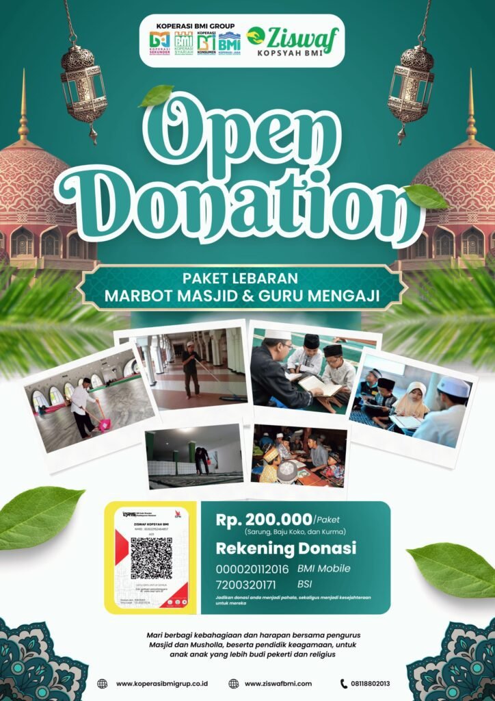 Donasi 450 Paket Lebaran Untuk Marbot Masjid/Mushollah dan Guru Ngaji