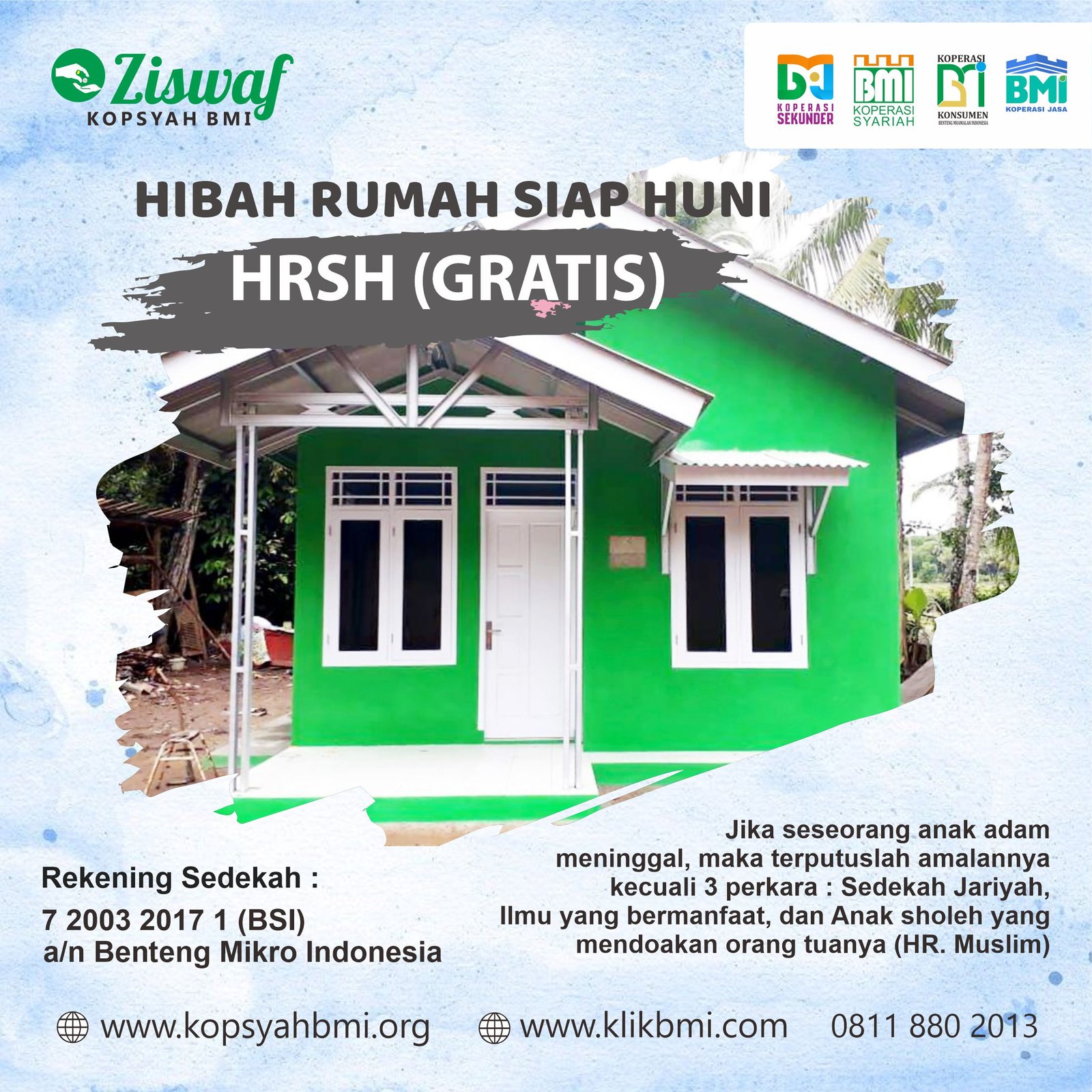 Program HRSH zeeswaf.id Bangun 25 Rumah Layak Huni di Jawa Timur